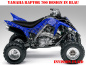 Preview: Invision Plaid Blau für Yamaha Raptor YFM 700 R 2006-2012